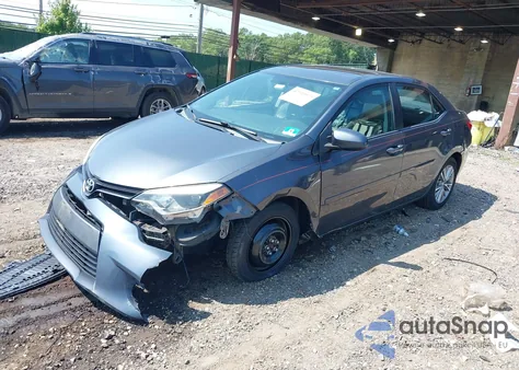 2014 Toyota Corolla Le Plus from USA, damaged, VIN 2T1BURHE8EC130168